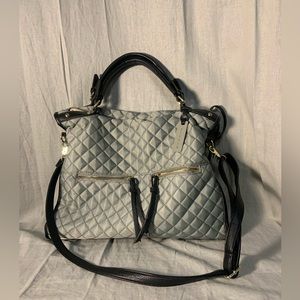 Steve Madden Quilted Tote Bag w/ Handle & Detachable Shoulder/Crossbody Strap💚✨